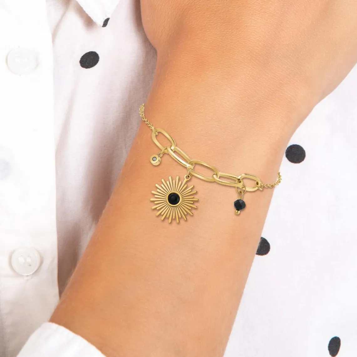 So Charm Bijoux Bracelet Femme So Charm - BD2941-DORE-DIAMANT - Bracelet Mode Doré | Femme Bracelet