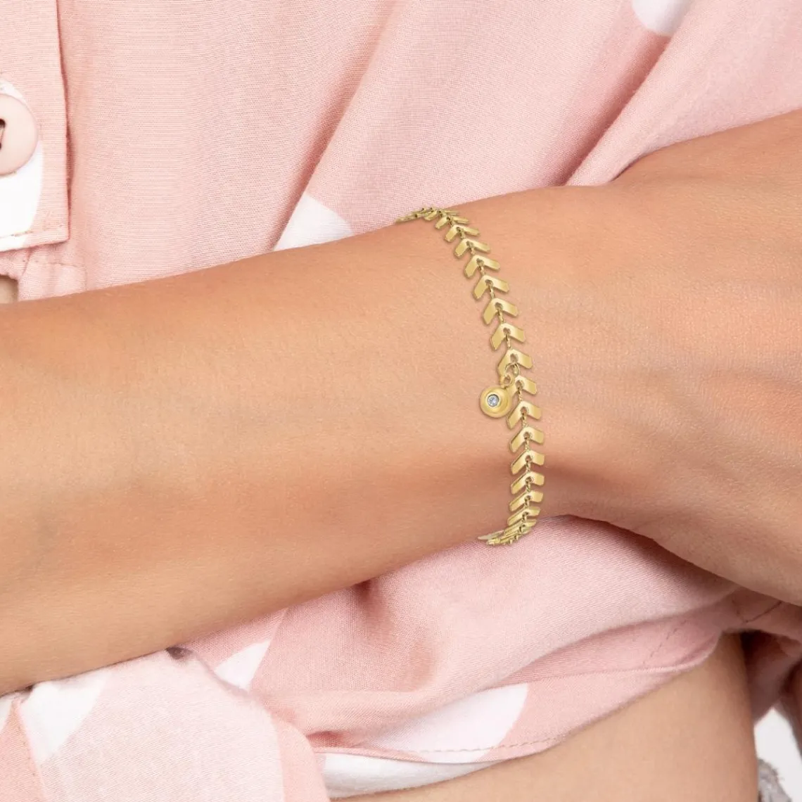 So Charm Bijoux Bracelet Femme So Charm - BD2882-DORE-DIAMANT - Bracelet Mode Doré | Femme Bracelet