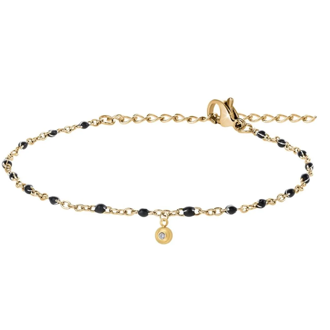 So Charm Bijoux Bracelet Femme So Charm - BD2395-NOIR-DIAMANT - Bracelet Mode Doré | Femme Bracelet