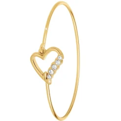 So Charm Bijoux Bracelet Femme So Charm - B040-DORE - Bracelet Coeur Doré | Femme Bracelet
