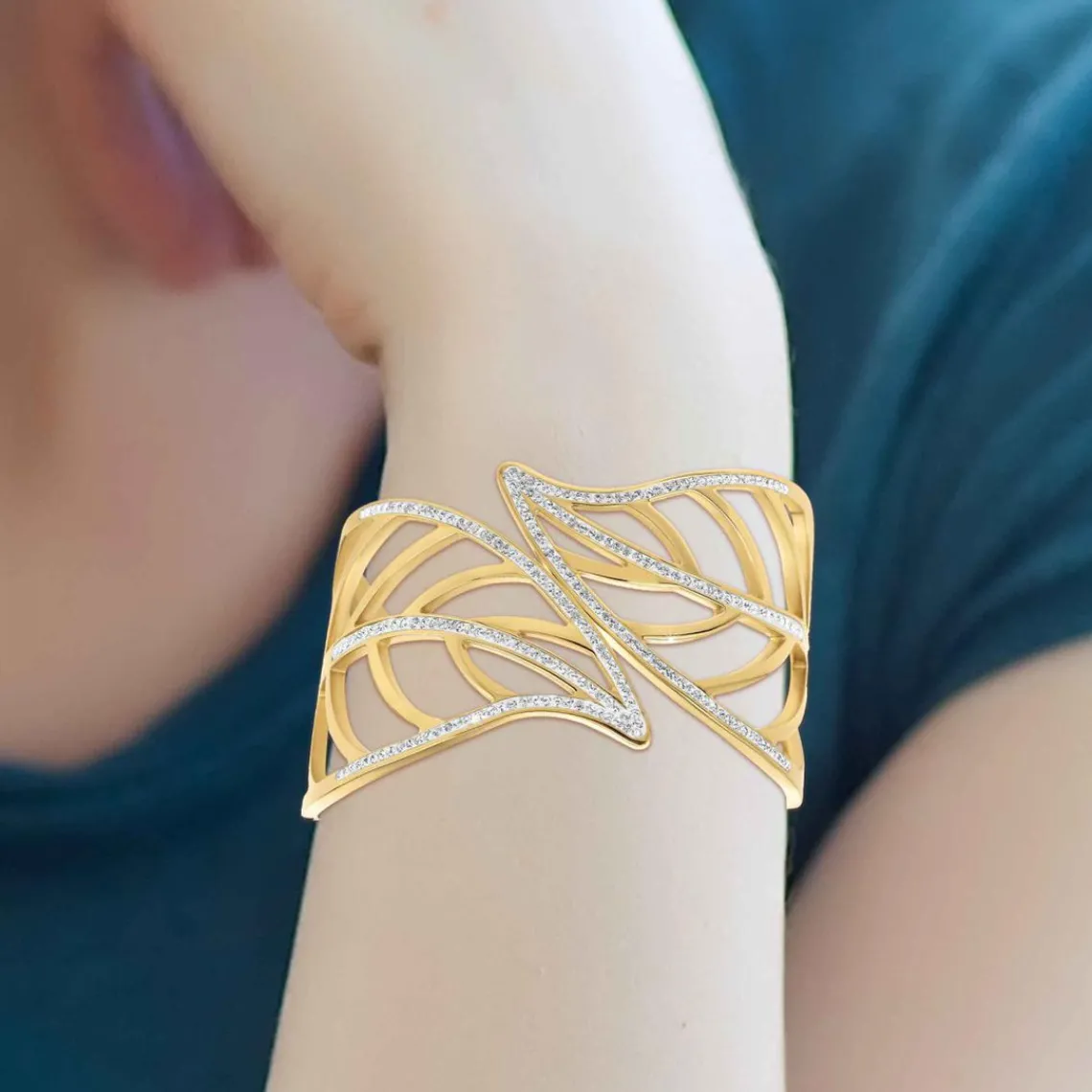So Charm Bijoux Bracelet Femme So Charm - B1635-DORE Acier Doré | Femme Bracelet