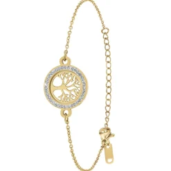 So Charm Bijoux Bracelet Femme So Charm - B3373-DORE - Bracelet Arbre De Vie | Femme Bracelet