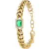 So Charm Bijoux Bracelet Femme So Charm - B3216-DORE-VERT - Bracelet Mode Doré | Femme Bracelet