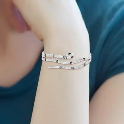 So Charm Bijoux Bracelet Femme B2127-ARGENT - Mode | Femme Bracelet
