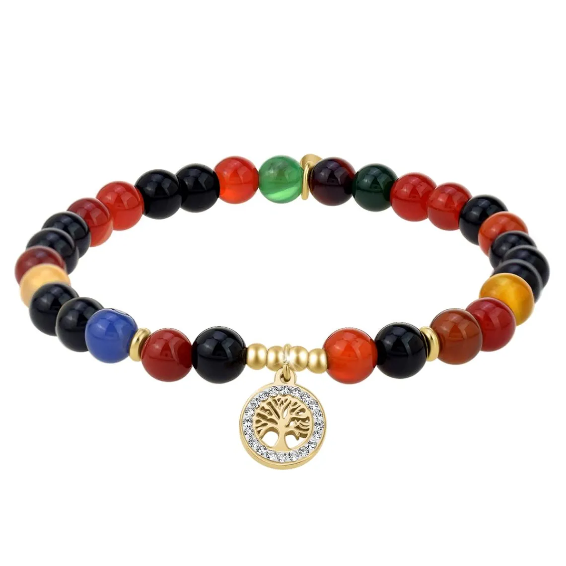 So Charm Bijoux Bracelet Femme So Charm - B4180-MULTICOLOR-DORE - Bracelet Arbre De Vie | Femme Bracelet