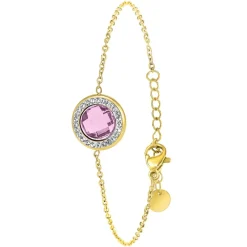 So Charm Bijoux Bracelet Femme So Charm - B2125-ROSE - Bracelet Mode Doré | Femme Bracelet