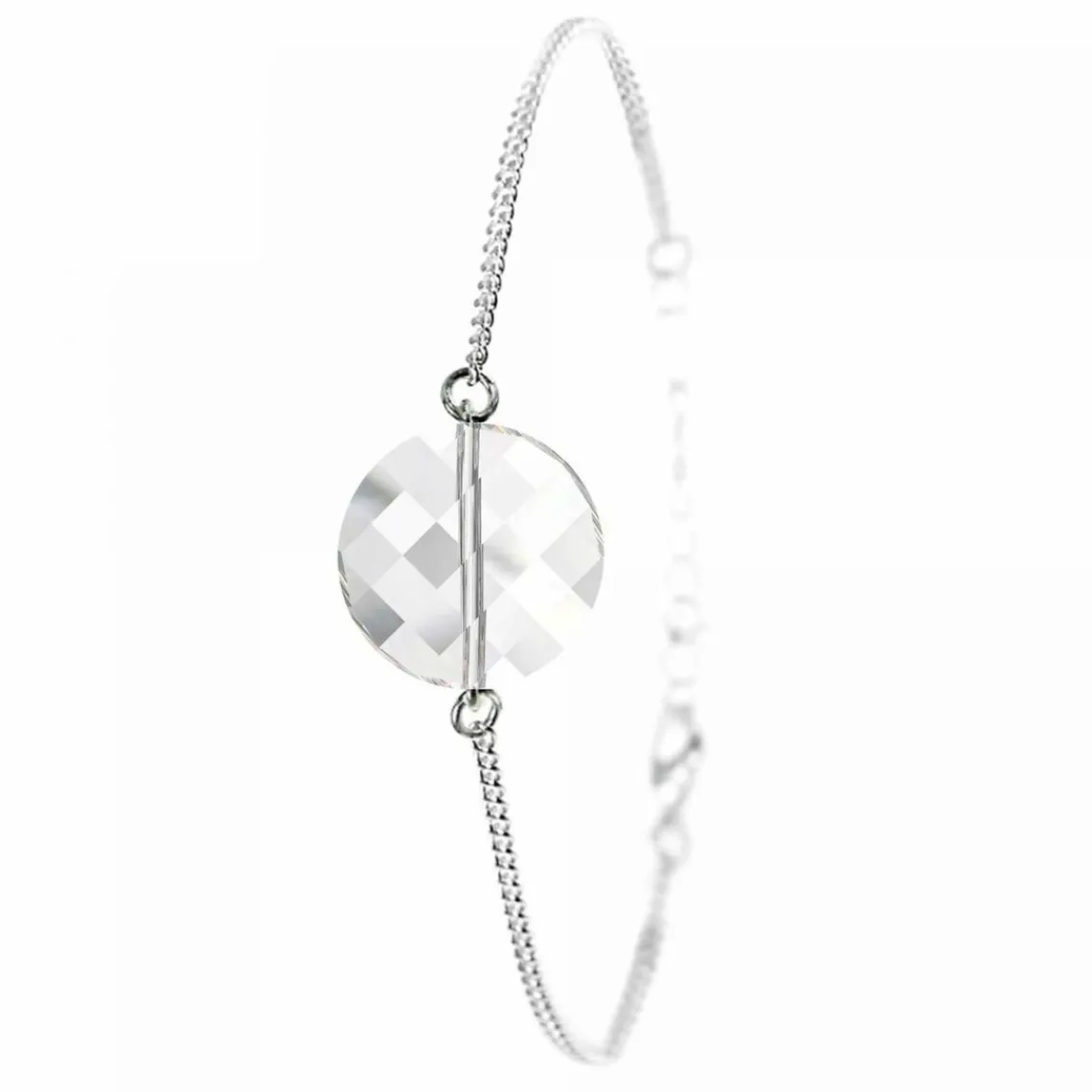 So Charm Bijoux Bracelet Femme So Charm - BS002-SB048-CRYS Métal Argent | Femme Bracelet