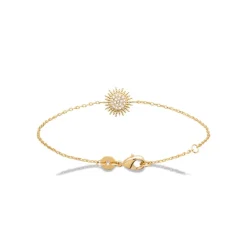 Maison de la Bijouterie Bracelet Femme Soleil Plaqué Or - UW3Y5WZ | Femme Bracelet