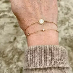 Maison de la Bijouterie Bracelet Femme Soleil Plaqué Or - UW3Y5WZ | Femme Bracelet