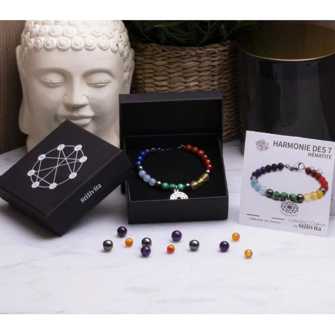 Stilivita Bijoux Bracelet Femme STILIVITA SI 321 - 7 CHAKRAS | Femme Bracelet