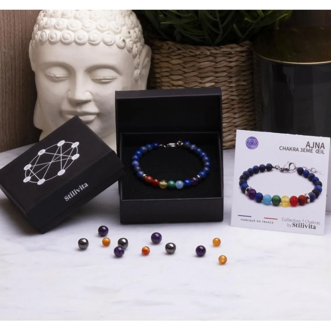 Stilivita Bijoux Bracelet Femme STILIVITA SI 315 - 7 CHAKRAS | Femme Bracelet
