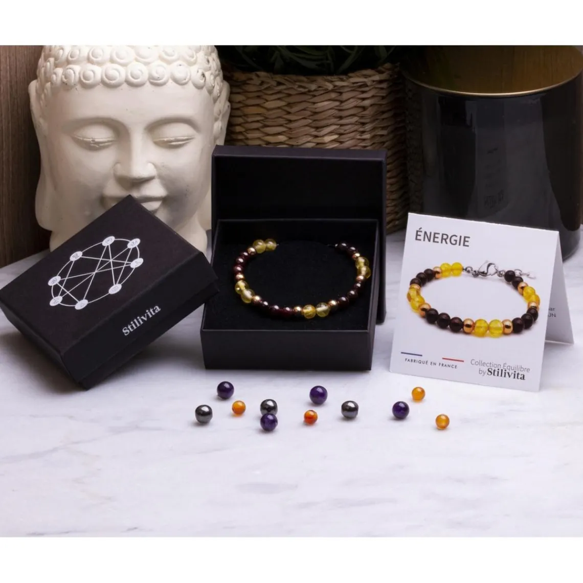 Stilivita Bijoux Bracelet Femme STILIVITA SI 338 - Collection équilibre - ENERGIE | Femme Bracelet