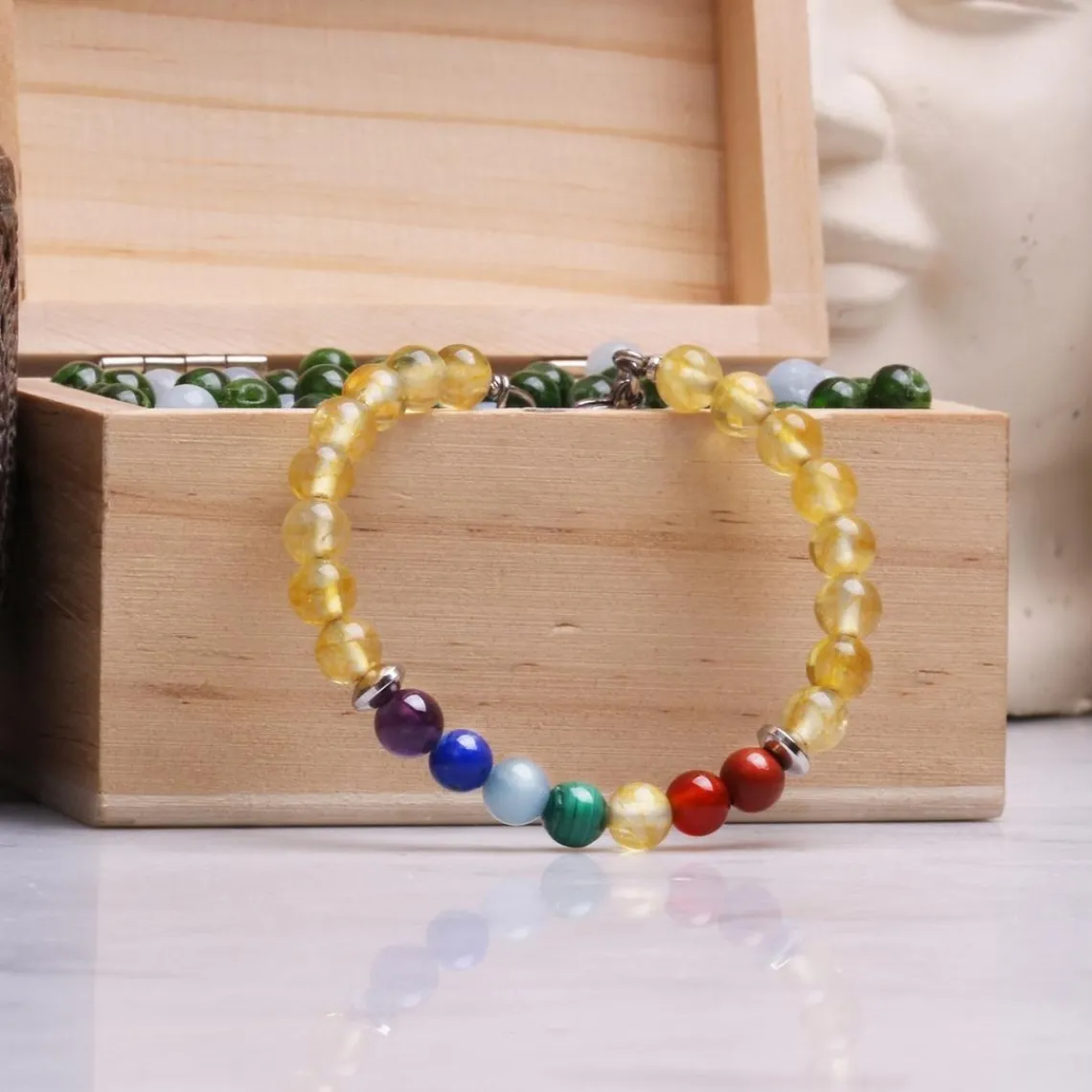 Stilivita Bijoux Bracelet Femme STILIVITA SI 312 - 7 CHAKRAS | Femme Bracelet