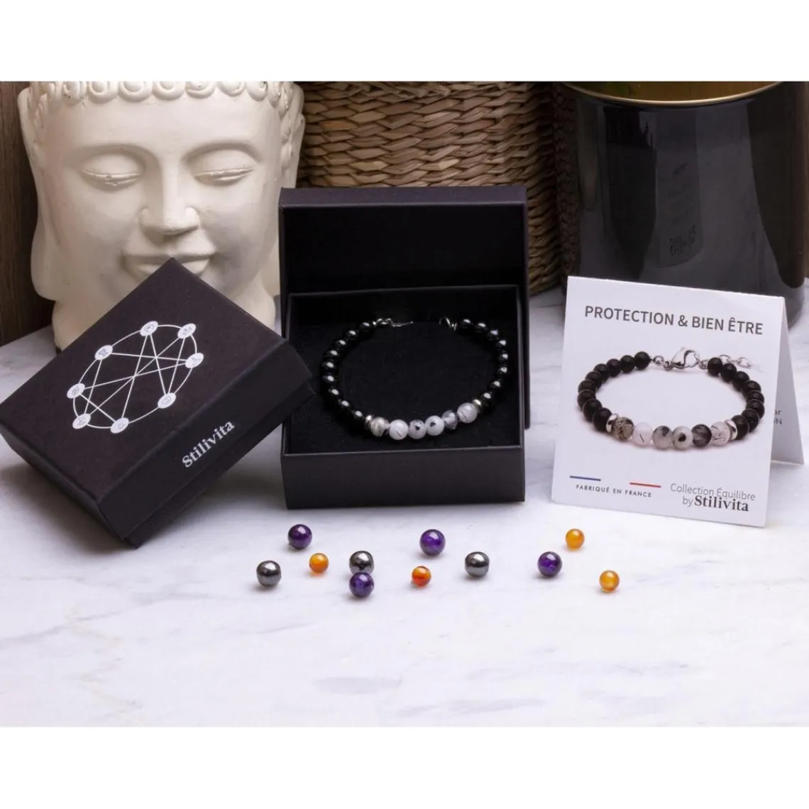 Stilivita Bijoux Bracelet Femme STILIVITA SI 337 - Collection équilibre - PROTECTION ET BIEN ETRE | Femme Bracelet