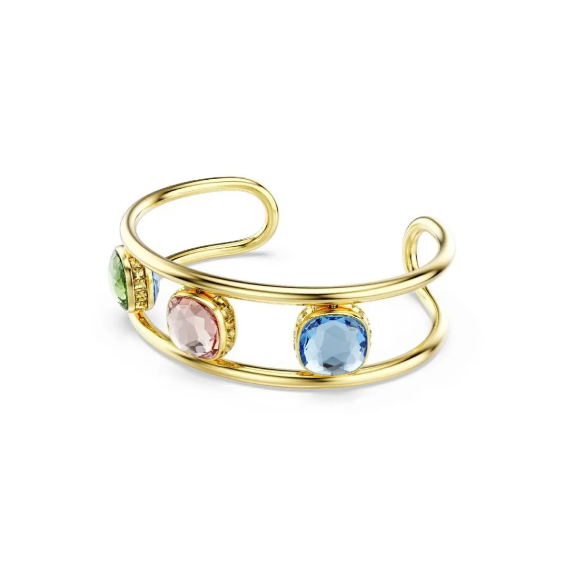 Swarovski Bijoux Bracelet Femme Swarovski Chroma - 572164 Plaqué Or Vert | Femme Bracelet