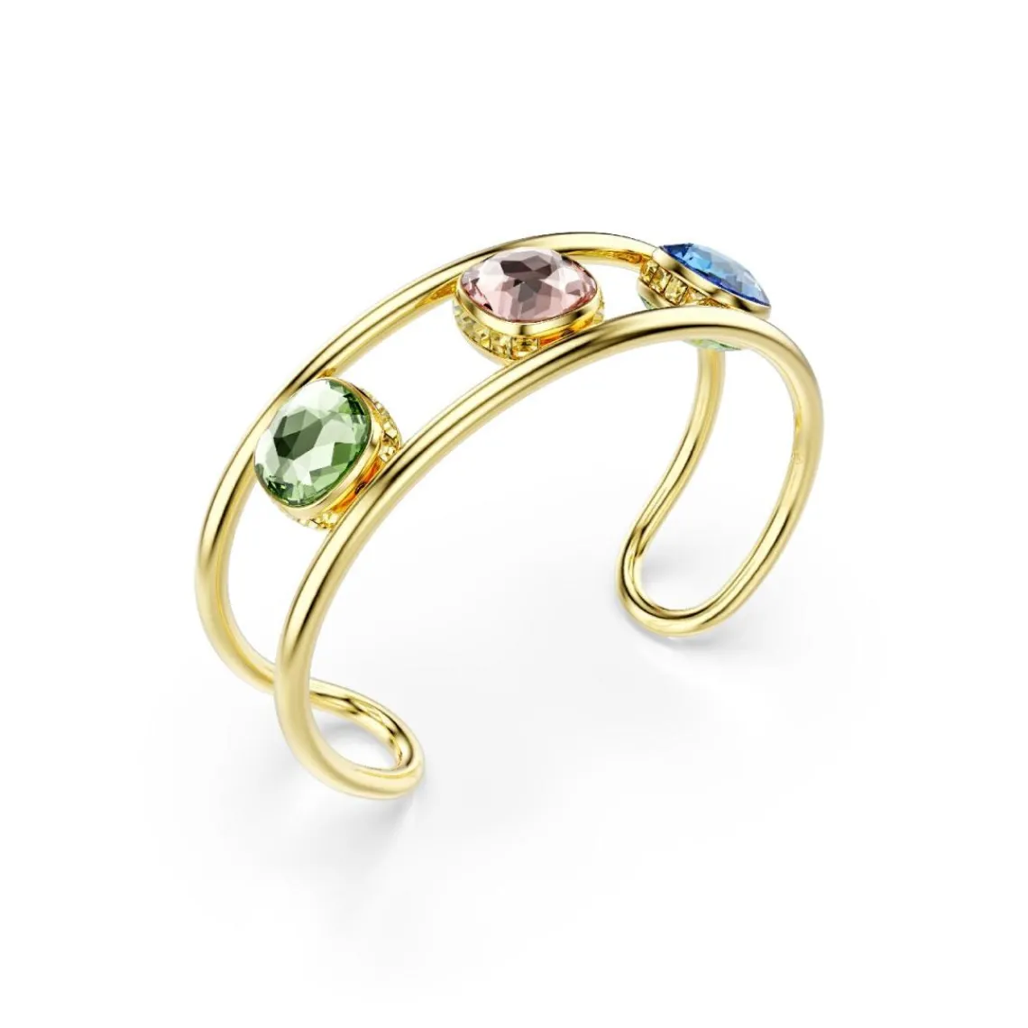 Swarovski Bijoux Bracelet Femme Swarovski Chroma - 572164 Plaqué Or Vert | Femme Bracelet