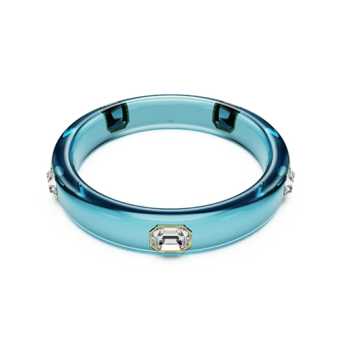 Swarovski Bijoux Bracelet Femme Swarovski Dulcis - 57143 Plaqué Or Bleu | Femme Bracelet