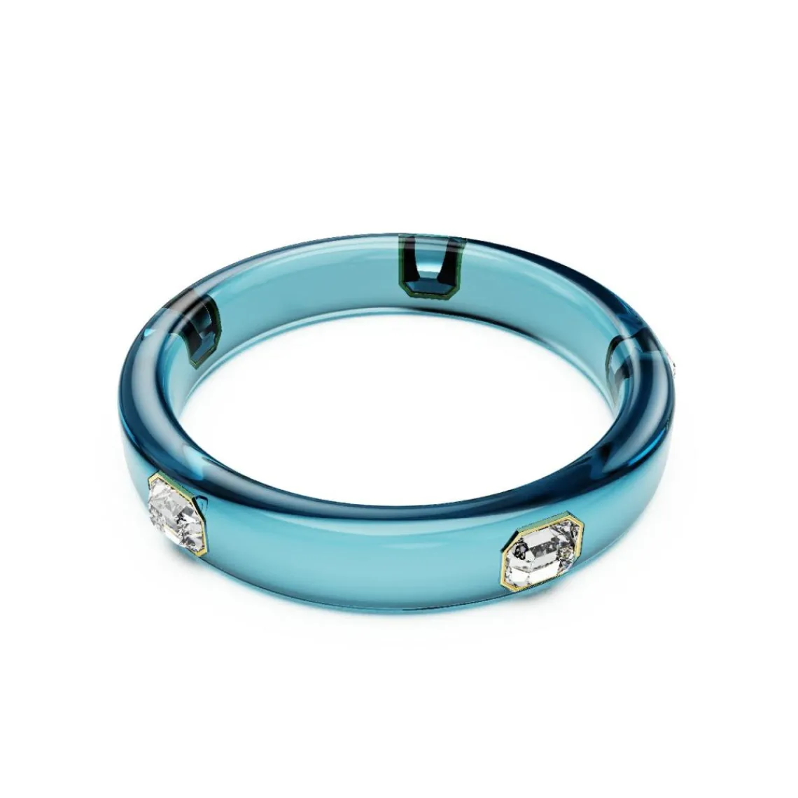 Swarovski Bijoux Bracelet Femme Swarovski Dulcis - 57143 Plaqué Or Bleu | Femme Bracelet