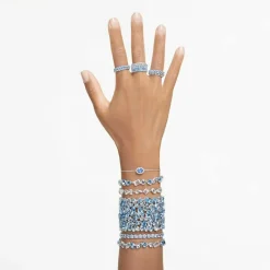 Swarovski Bijoux Bracelet Femme Swarovski 5666018 Gema - BLU/RHS M | Femme Bracelet