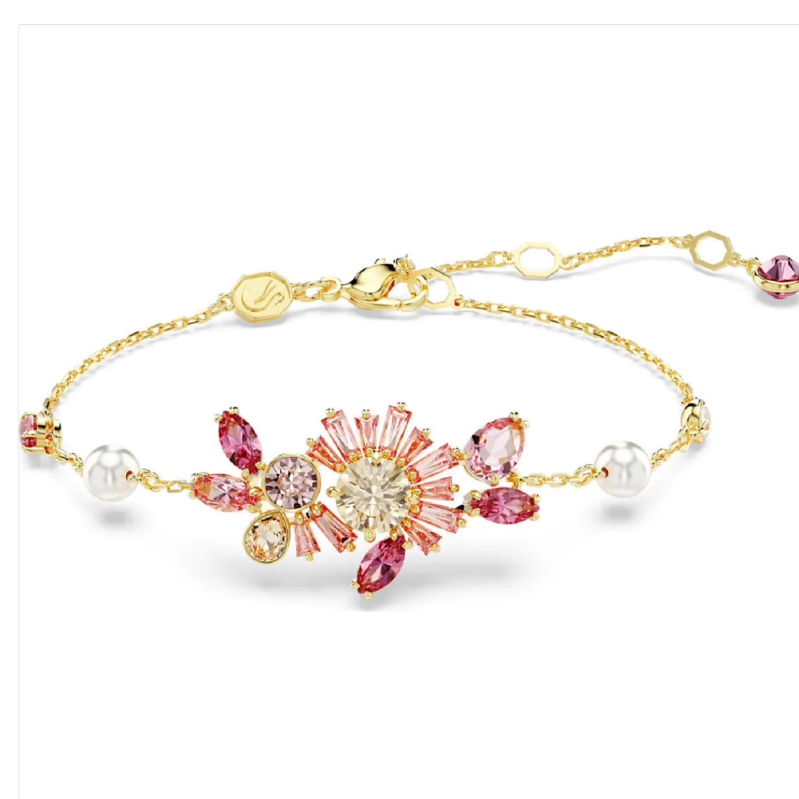 Swarovski Bijoux Bracelet Femme Swarovski Gema - 5688488 rose,doré | Femme Bracelet