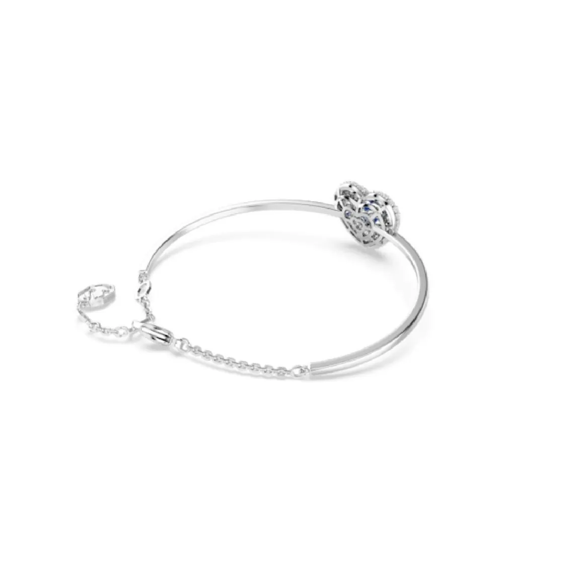 Swarovski Bijoux Bracelet Femme Swarovski Hyperbola Soft Heartt - 5680393 bleu,argent | Femme Bracelet