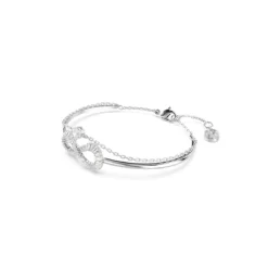 Swarovski Bijoux Bracelet Femme Swarovski Hyperbola Soft - 5684049 blanc,argent | Femme Bracelet