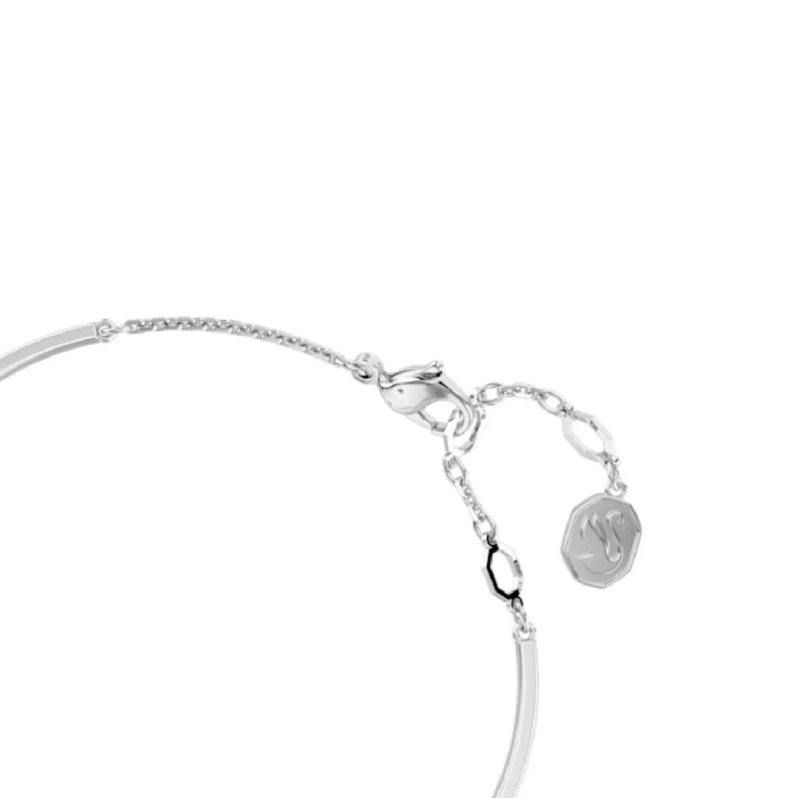 Swarovski Bijoux Bracelet Femme Swarovski Hyperbola Soft Heart - 5684385 blanc,argent | Femme Bracelet