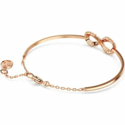 Swarovski Bijoux Bracelet Femme Swarovski Hyperbola Soft - 5679443 doré rose,blanc | Femme Bracelet