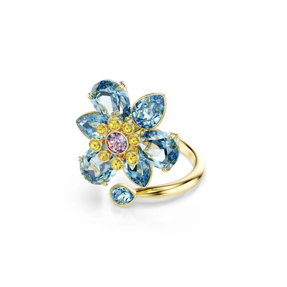 Swarovski Bijoux Bracelet Femme Swarovski Idyllia - 572158 Plaqué Or Multicolore | Femme Bague