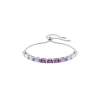 Swarovski Bijoux Bracelet Femme Swarovski Matrix - 5707199 Métal Rhodié Violet | Femme Bracelet
