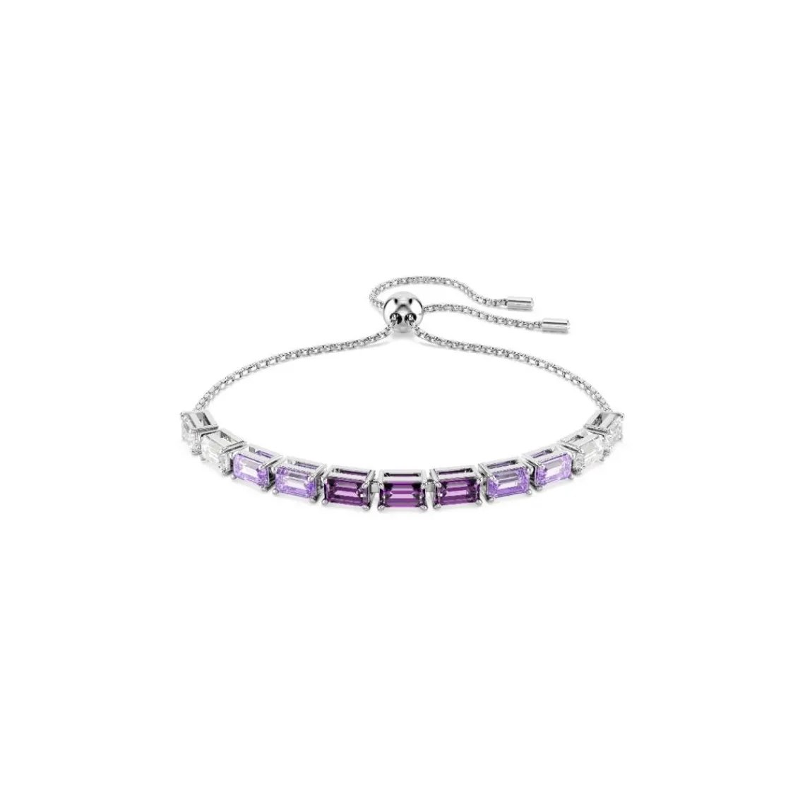 Swarovski Bijoux Bracelet Femme Swarovski Matrix - 5707199 Métal Rhodié Violet | Femme Bracelet