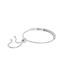 Swarovski Bijoux Bracelet Femme Swarovski Matrix - 5707199 Métal Rhodié Violet | Femme Bracelet