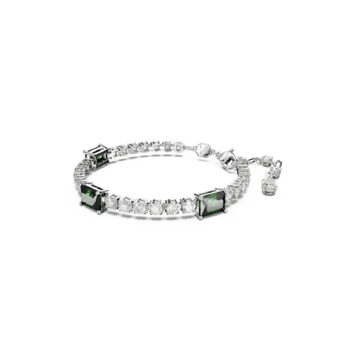 Swarovski Bijoux Bracelet Femme Swarovski Matrix TB 5666422 Green Stones - GRE/RHS M | Femme Bracelet