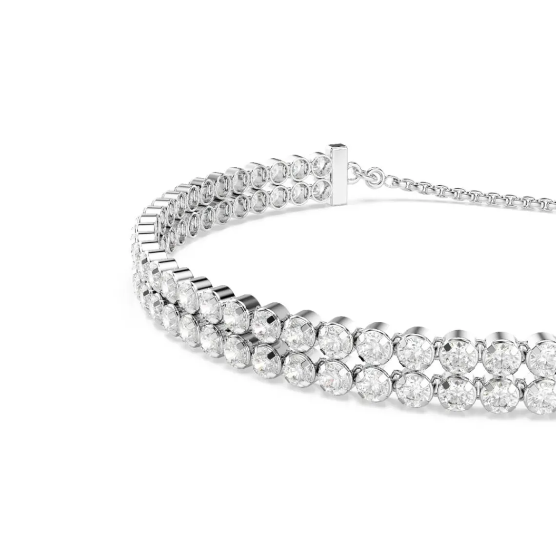 Swarovski Bijoux Bracelet Femme Swarovski Matrix - 5678252 Métal Rhodié Argent | Femme Bracelet