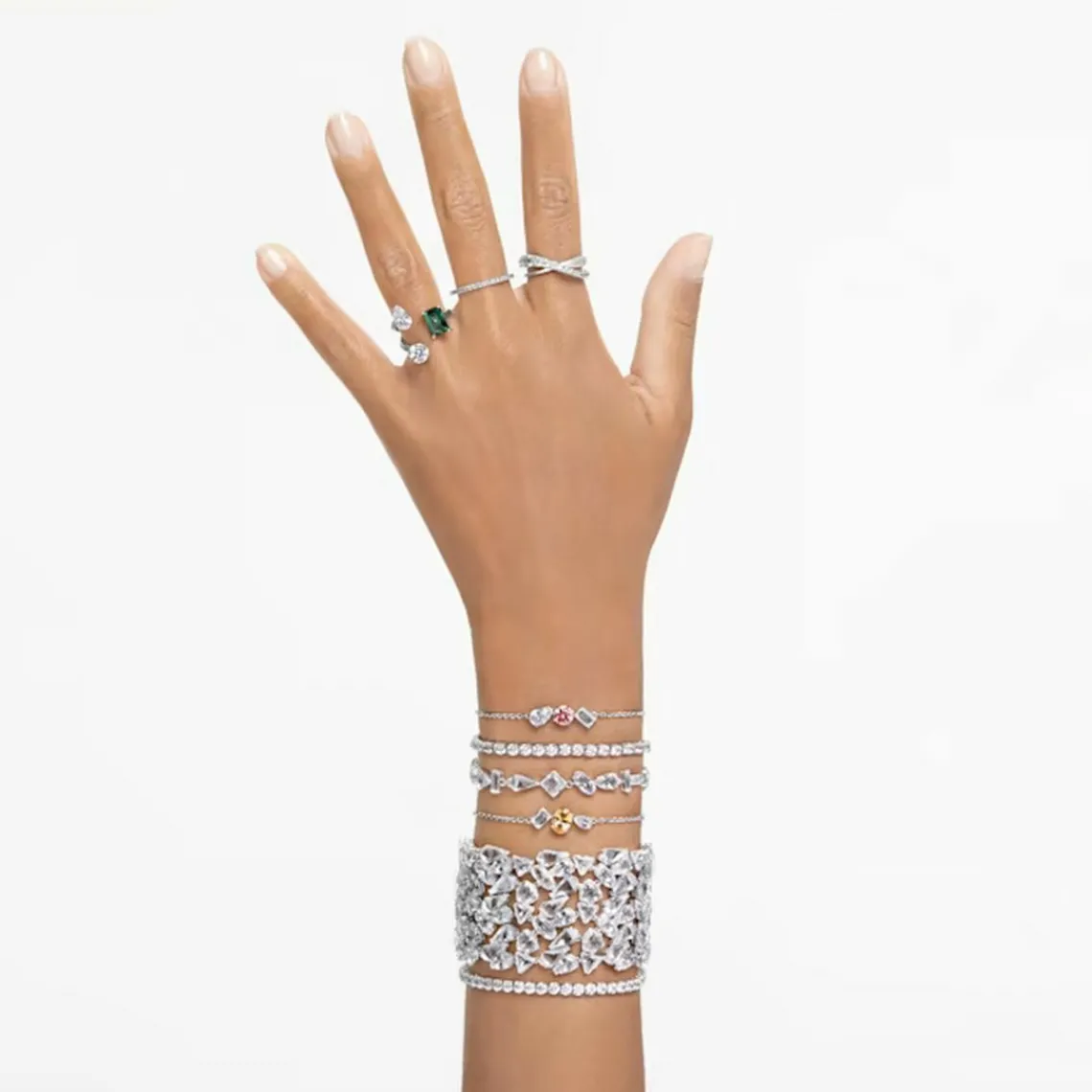 Swarovski Bijoux Bracelet Femme Swarovski Mesmera 5676532 - W WHI/RHS M | Femme Bracelet