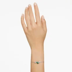 Swarovski Bijoux Bracelet Femme Swarovski Mesmera 5668360 Green - White/RHS M | Femme Bracelet