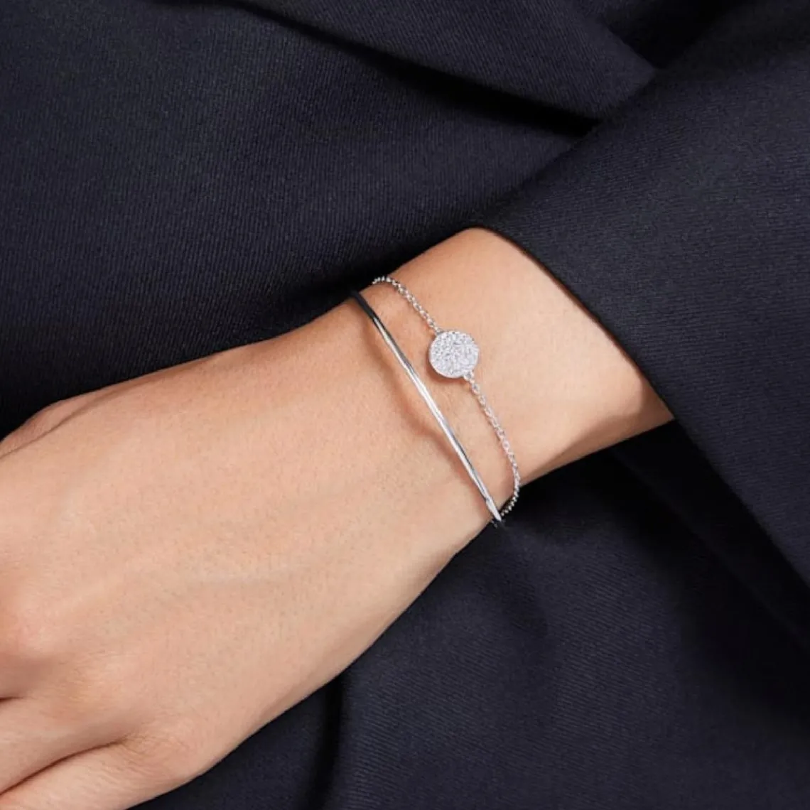 Swarovski Bijoux Bracelet Femme Swarovski Meteora - 5683447 argent | Femme Bracelet