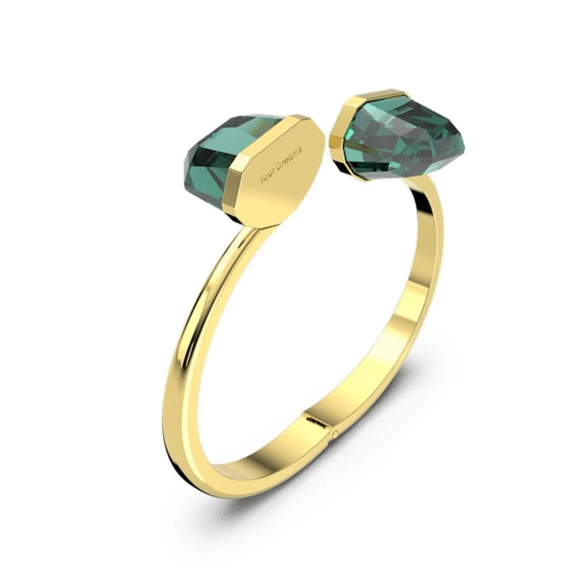 Swarovski Bijoux Bracelet Femme Swarovski - 5615109 Métal Vert Doré | Femme Bracelet