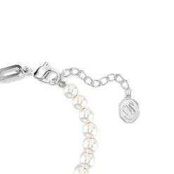 Swarovski Bijoux Bracelet Femme Swarovski Swan - 5705720 Métal Rhodié Noir | Femme Bracelet