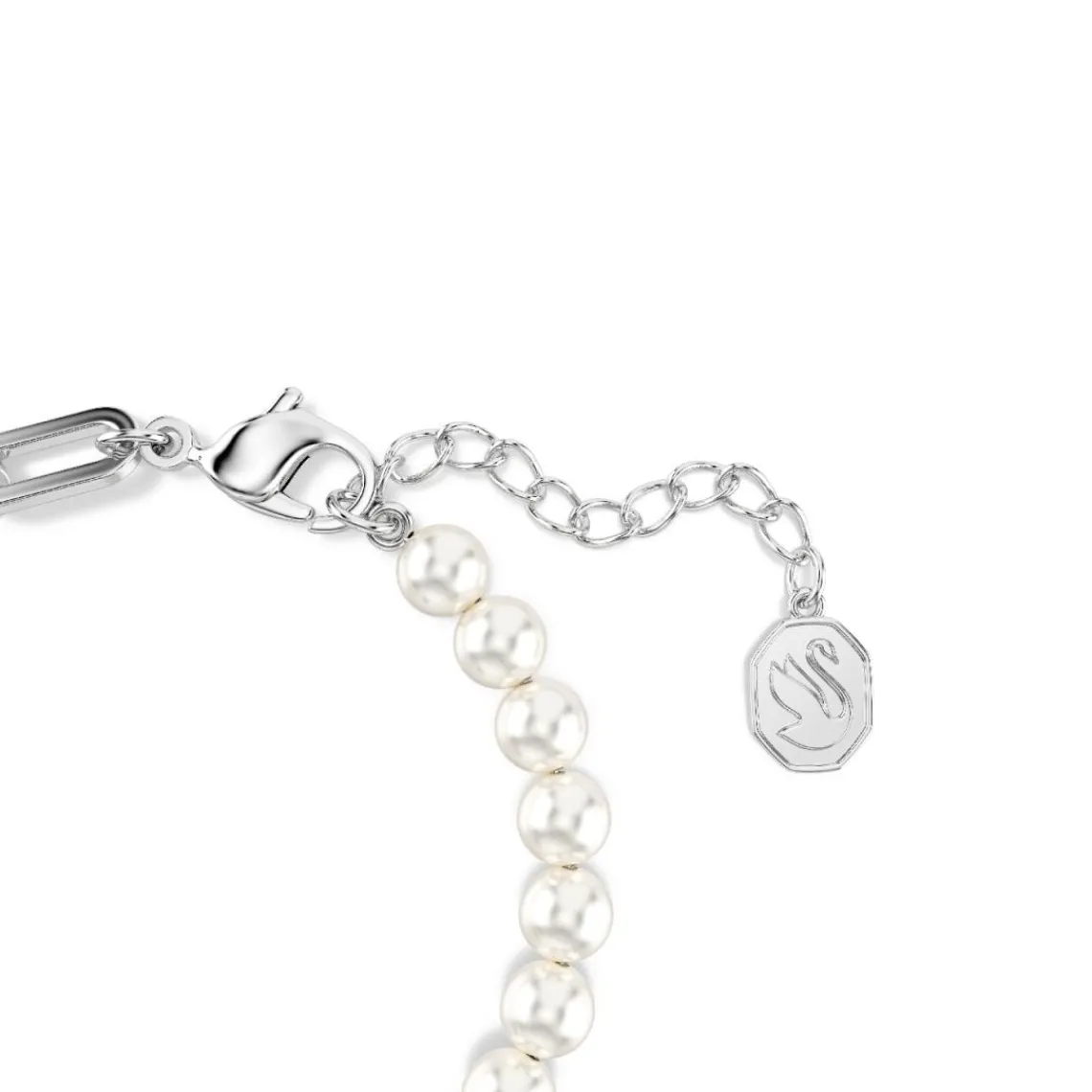 Swarovski Bijoux Bracelet Femme Swarovski Swan - 5705720 Métal Rhodié Noir | Femme Bracelet