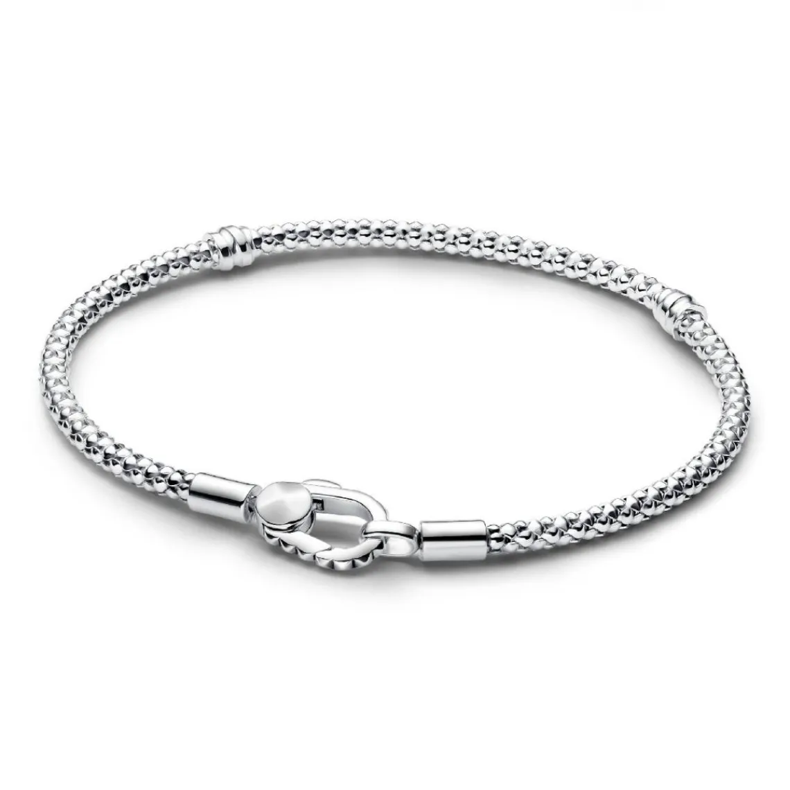 Pandora Bracelet Fermoir Clouté & Chaîne | Femme Bracelet