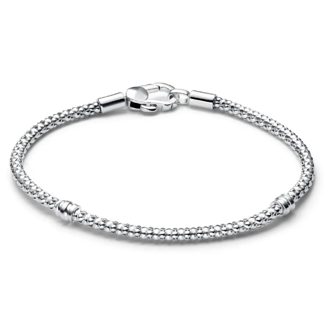 Pandora Bracelet Fermoir Clouté & Chaîne | Femme Bracelet