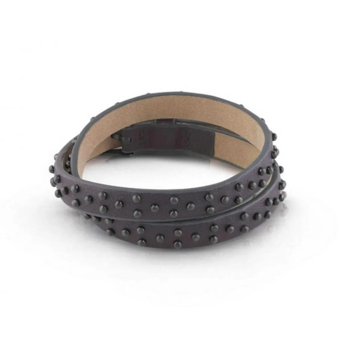 Guess Bijoux Bracelet Guess GUESS HERO UMB29017 - cuir marron 2 tours Homme | Homme Bracelet