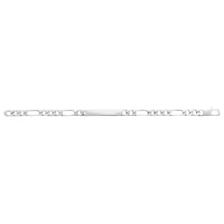Maison de la Bijouterie Bracelet Homme argent chainage figaro 1-3 6mm 533006Y0 | Homme Bracelet