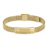 Boss Bijoux Bracelet Homme Alen - 1580610 Acier Doré Taille Ajustable 180-195Mm | Homme Bracelet