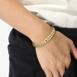 Boss Bijoux Bracelet Homme Kassy - 1580505M Acier Doré | Homme Bracelet