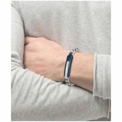 Boss Bijoux Bracelet Homme Orlado 1580359M - Acier Bleu | Homme Bracelet