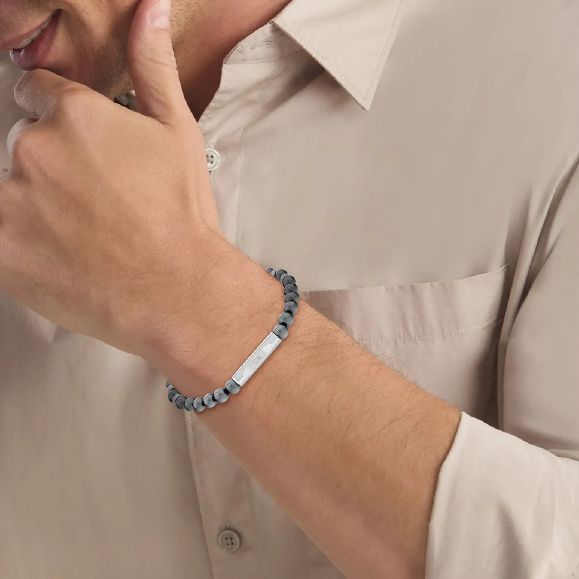 Calvin Klein Bijoux Bracelet Homme - 35000575 Acier Gris | Homme Bracelet