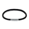Calvin Klein Bijoux Bracelet Homme - 35000101 Cuir, Acier Noir | Homme Bracelet