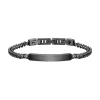 Sector Bijoux Bracelet Homme en acier noir | Homme Bracelet